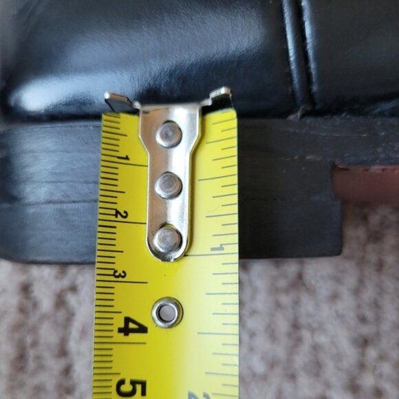 Western Heeled Cowgirl Boots Pull On Black Size 6.5 A Narrow - Picture 14 of 14